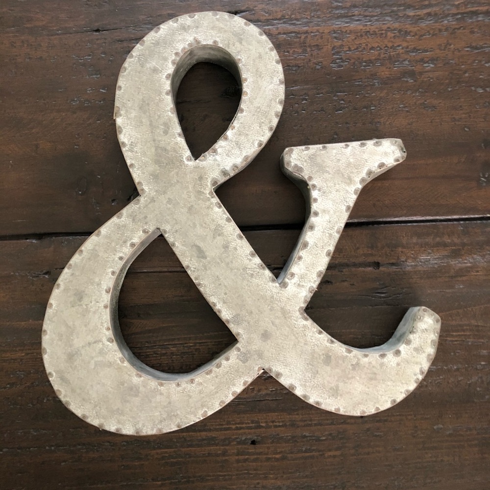 Industrial Metal Ampersand
